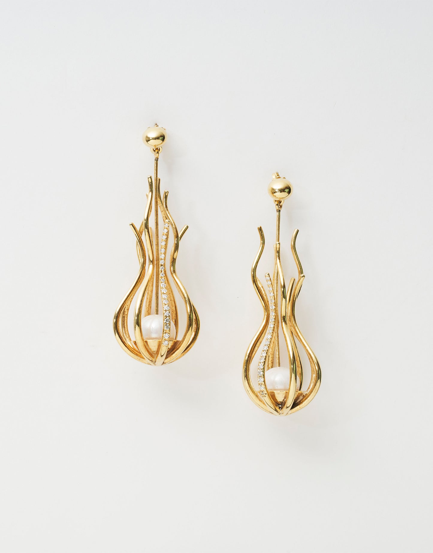 JELLYFISH BELL EARRINGS