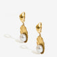 CROWN SHELL EARRINGS WITH PEARLS