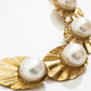 CROWN SHELL NECKLACE WITH NATURAL PEARLS